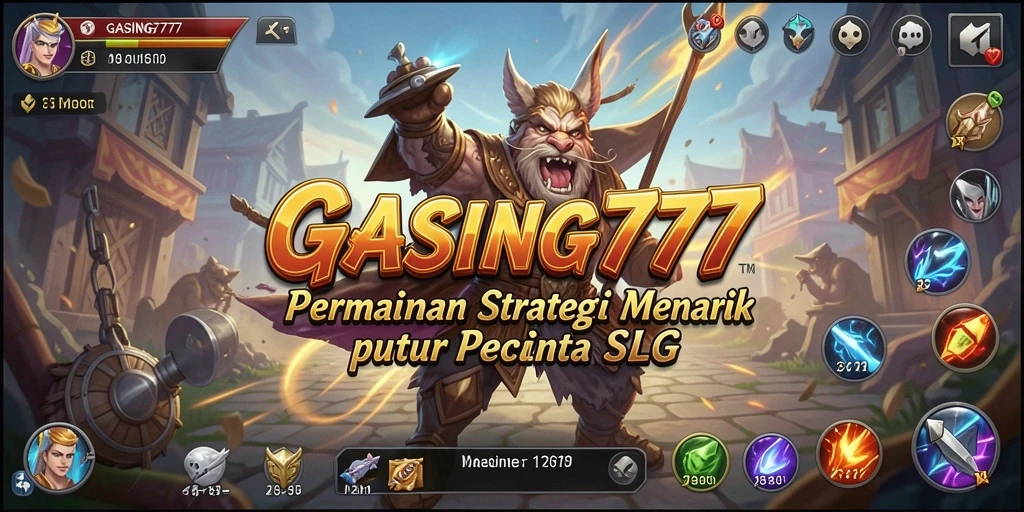Tangkapan layar menunjukkan gameplay seru dari GASING777 dengan elemen strategi yang menarik.