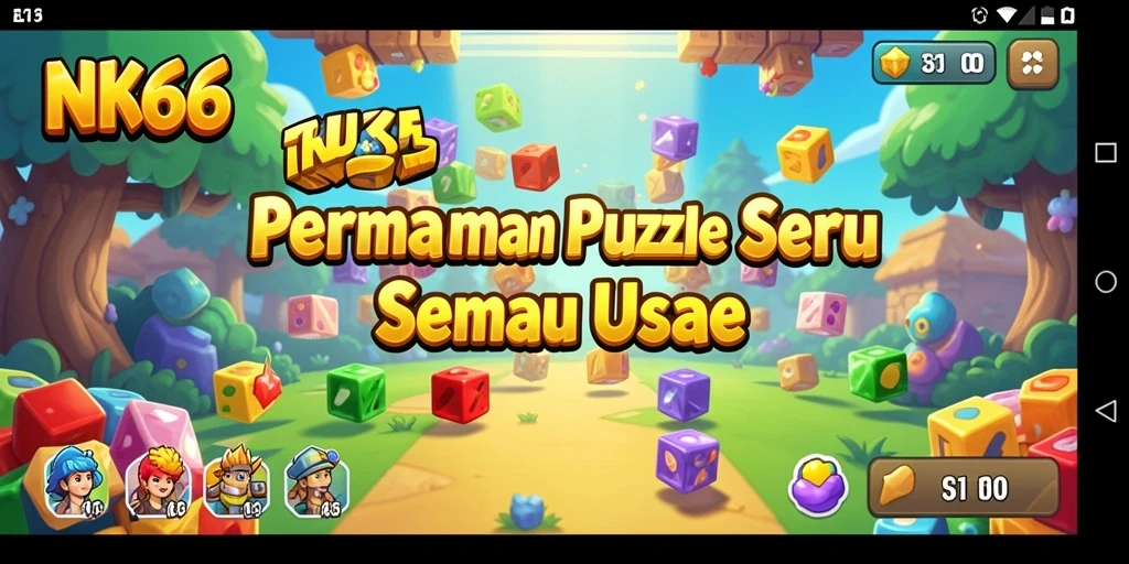 Tampilan gameplay NK666 dengan tantangan puzzle yang menarik.